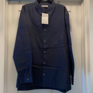 Men’s XL Navy motion tech bottom down shirt